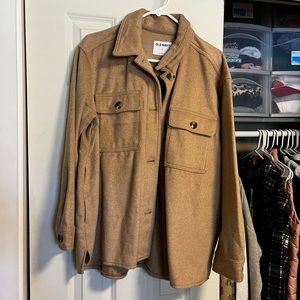 Camel Shacket NWOT